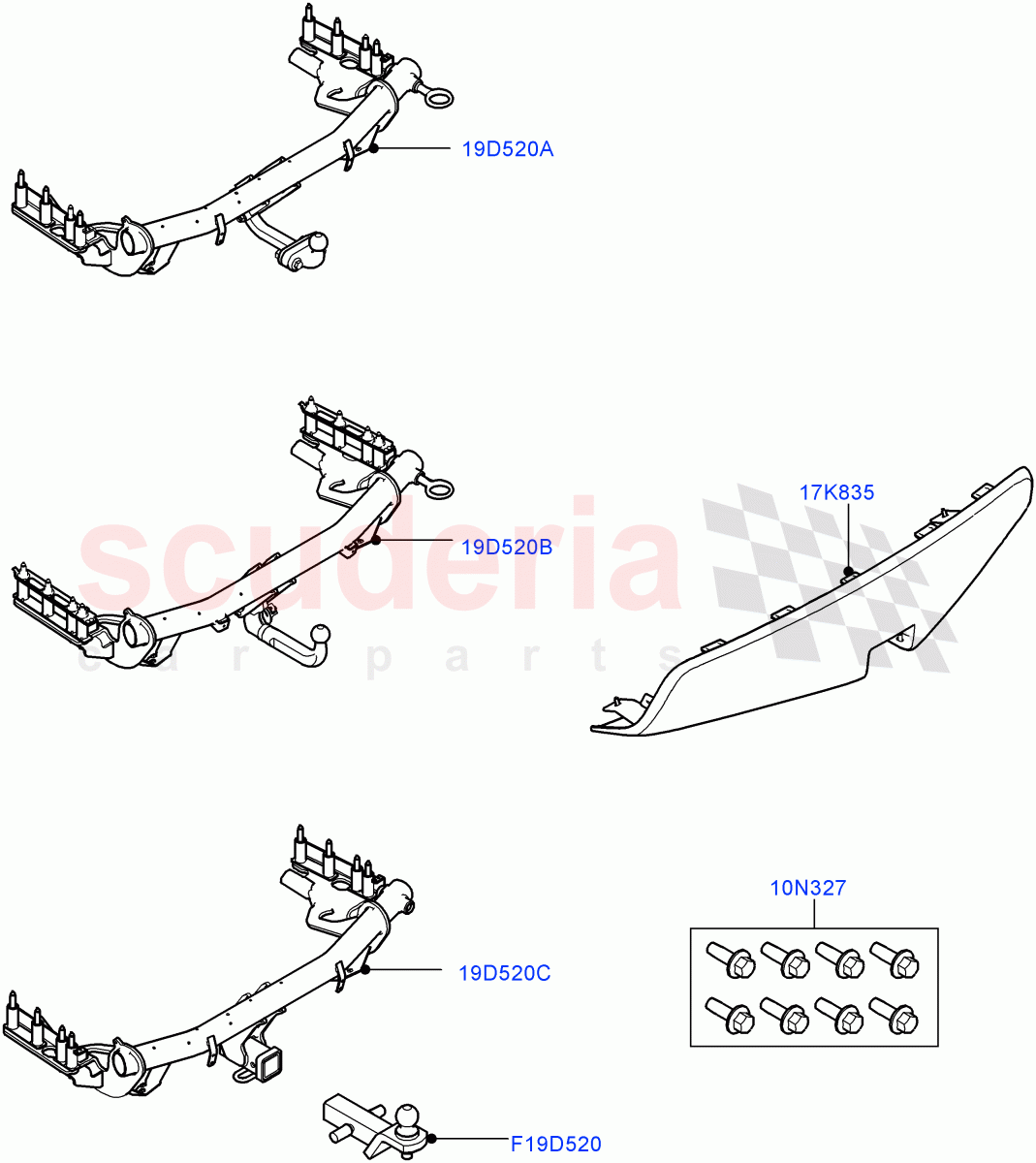 Towing Equipment(Accessory)(Halewood (UK))((V)TOKH999999) of Land Rover Land Rover Discovery Sport (2015+) [2.0 Turbo Diesel]