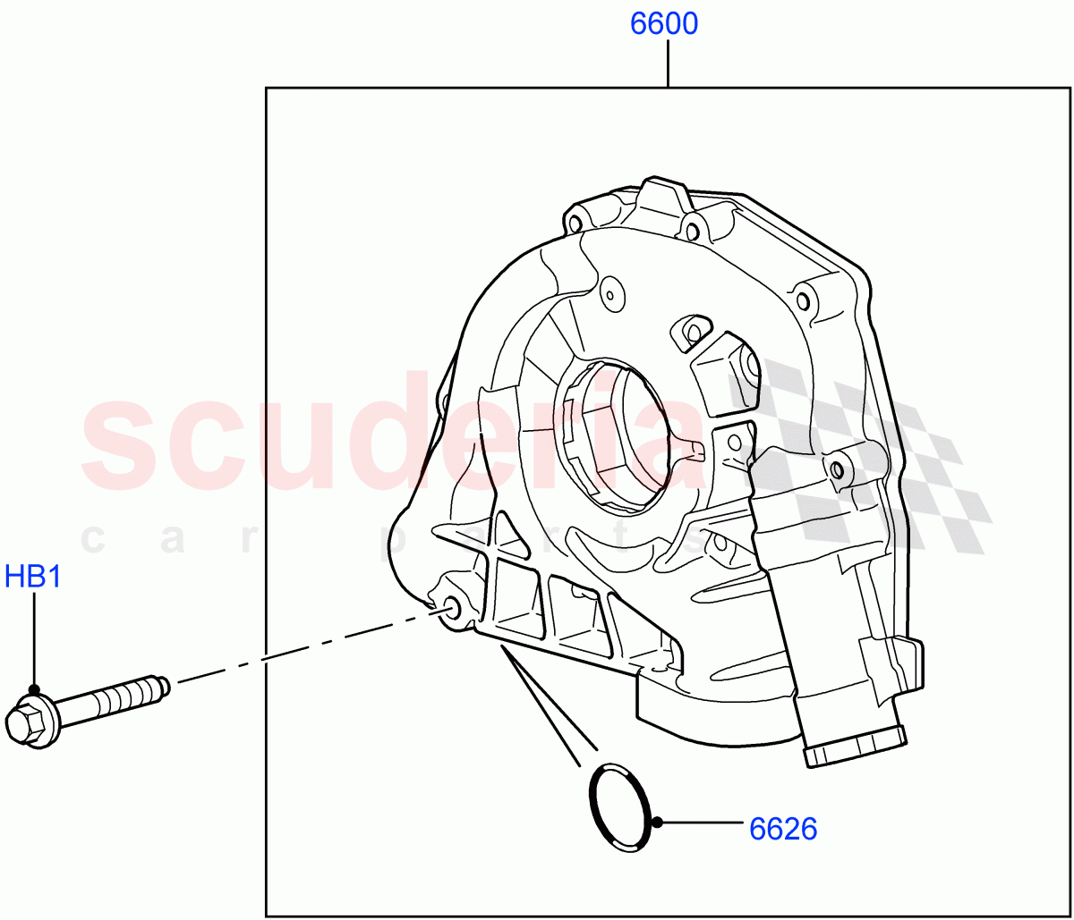 Oil Pump (AJ Petrol 4.2 V8 Supercharged) of Land Rover Land Rover Range Rover Sport (2005-2009) [4.2 Petrol V8 Supercharged]