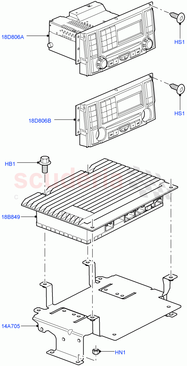 Audio Equipment - Original Fit((V)TO9A999999) of Land Rover Land Rover Range Rover Sport (2005-2009) [2.7 Diesel V6]