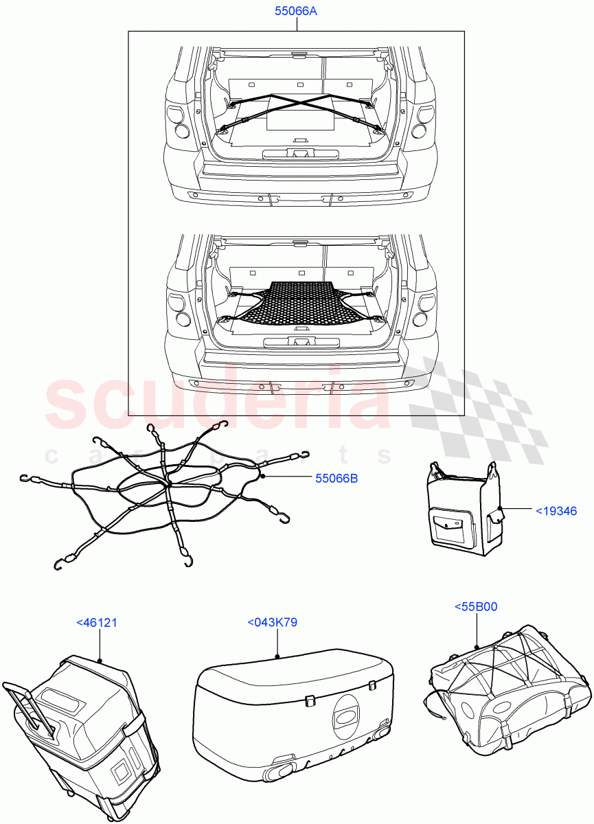 Accessory Stowage Kits(Accessory) of Land Rover Land Rover Range Rover Sport (2005-2009) [4.4 AJ Petrol V8]