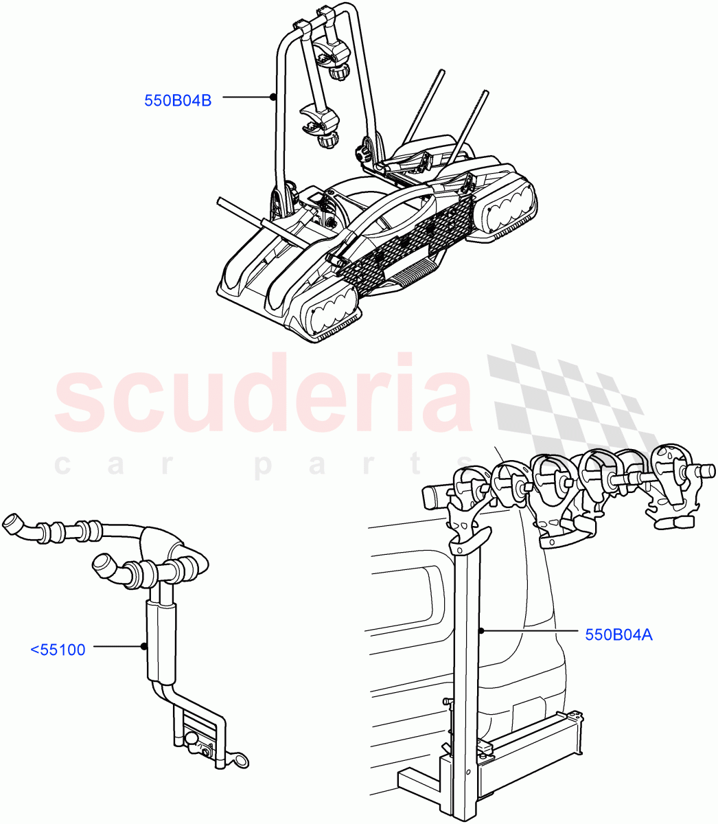 Accessories - Sports And Leisure(Accessory)((V)TO9A999999) of Land Rover Land Rover Range Rover Sport (2005-2009) [4.2 Petrol V8 Supercharged]