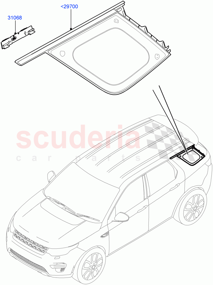 Quarter Windows(Halewood (UK)) of Land Rover Land Rover Discovery Sport (2015+) [2.2 Single Turbo Diesel]