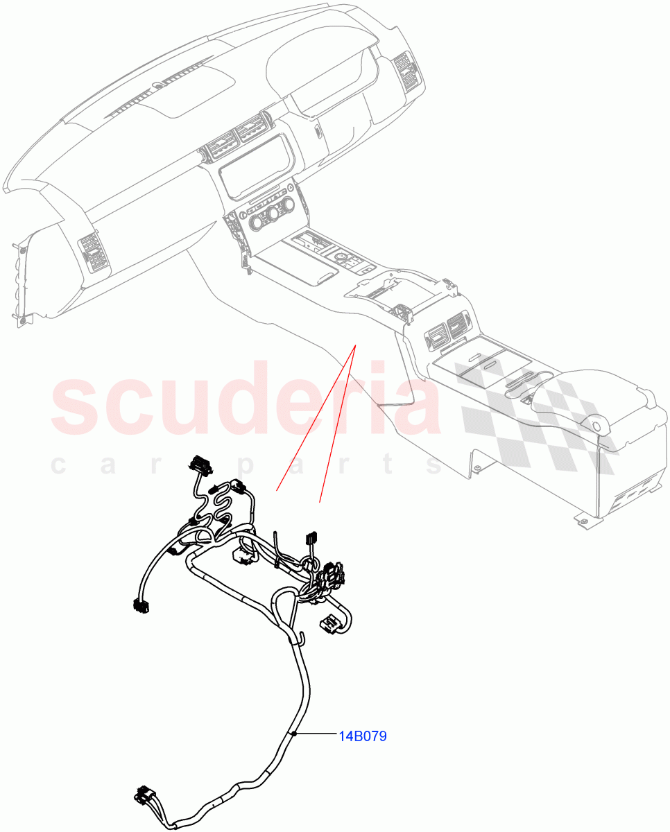 Electrical Wiring - Engine And Dash(Console)((V)FROMJA000001) of Land Rover Land Rover Range Rover (2012-2021) [4.4 DOHC Diesel V8 DITC]