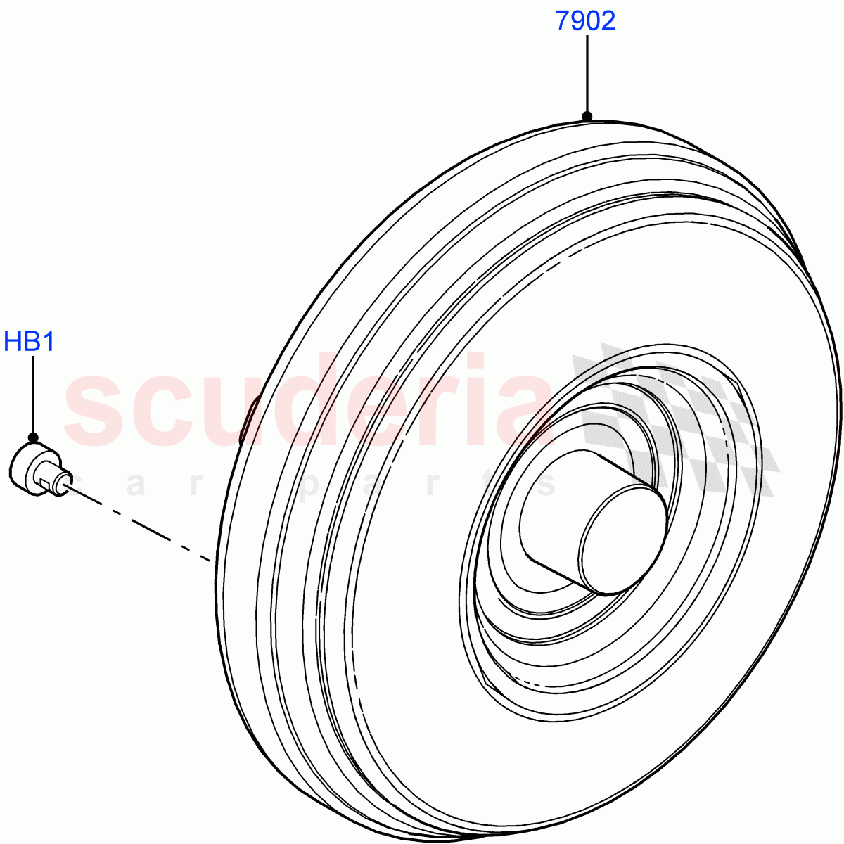 Converter(6 Speed Auto AWF21 AWD) of Land Rover Land Rover Range Rover Evoque (2012-2018) [2.0 Turbo Petrol GTDI]