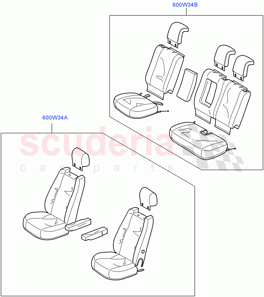 Accessory Seat Covers(Accessory) of Land Rover Land Rover Range Rover (2012-2021) [4.4 DOHC Diesel V8 DITC]