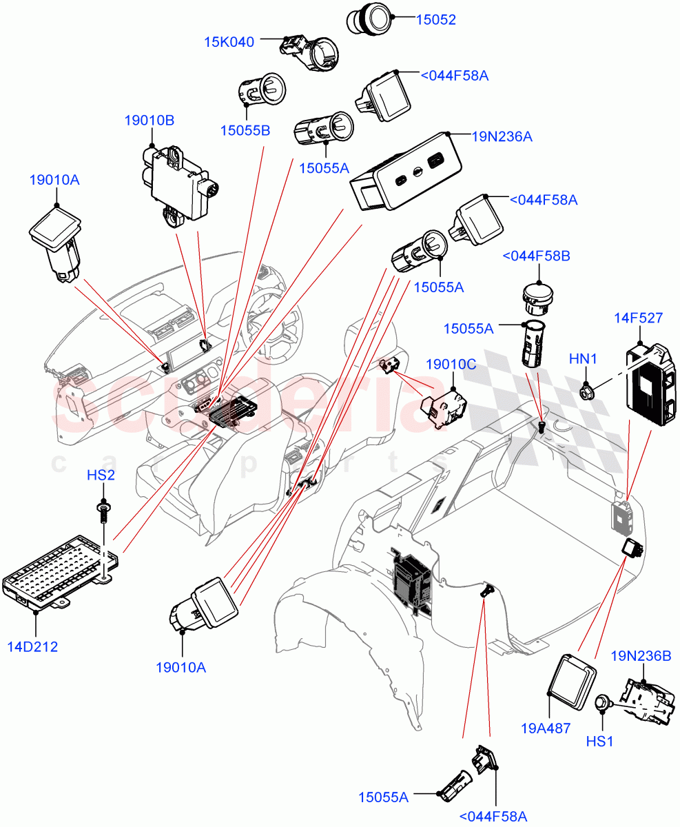 Instrument Panel Related Parts of Land Rover Land Rover Defender (2020+) [2.0 Turbo Diesel]