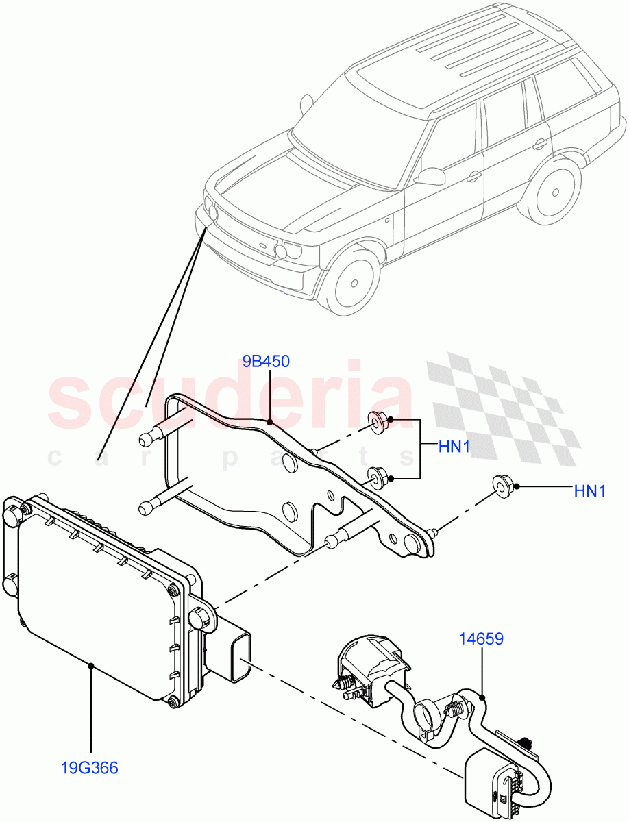 Speed Control(4.4L DOHC DITC V8 Diesel)((V)FROMBA000001) of Land Rover Land Rover Range Rover (2010-2012) [4.4 DOHC Diesel V8 DITC]