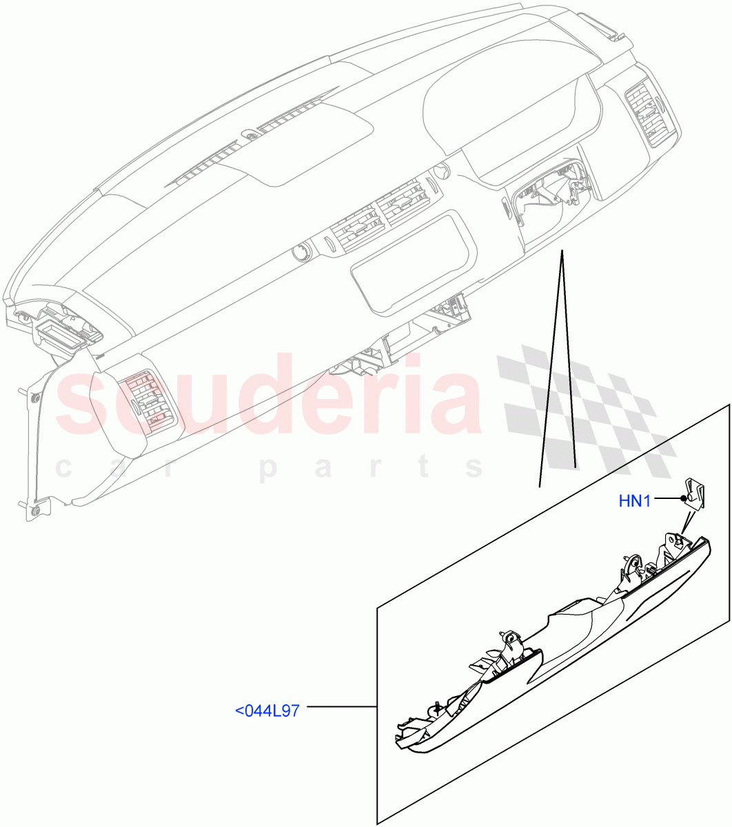 Instrument Panel(External, Lower) of Land Rover Land Rover Range Rover Sport (2014+) [2.0 Turbo Petrol GTDI]