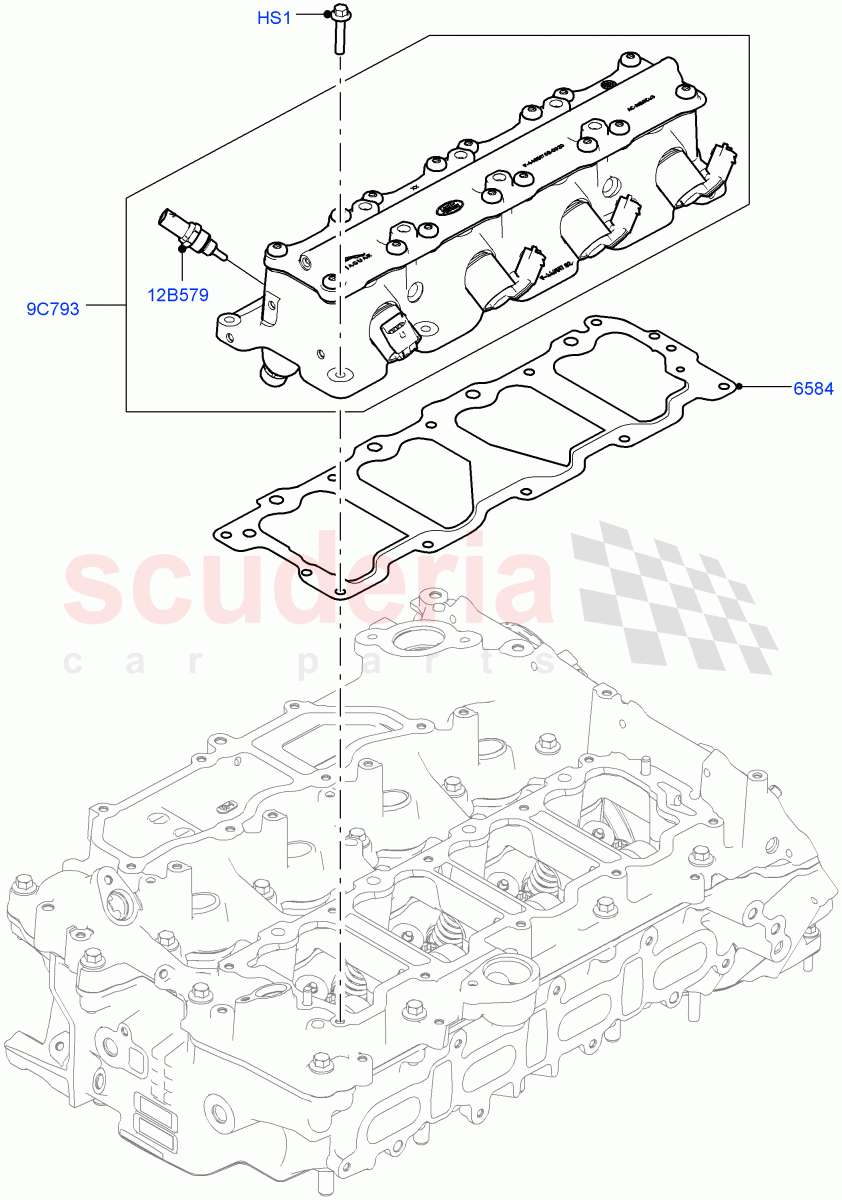 Variable Valve Lift Unit (Solihull Plant Build) (2.0L AJ200P Hi PHEV, 2.0L I4 High DOHC AJ200 Petrol, 2.0L I4 Mid DOHC AJ200 Petrol) ((V) FROMHA000001) of Land Rover Land Rover Range Rover Velar (2017+) [2.0 Turbo Petrol AJ200P]