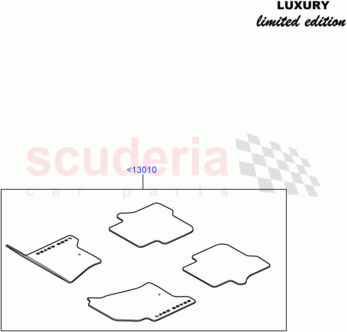 Floor Trim((V)FROMCA000001) of Land Rover Land Rover Discovery 4 (2010-2016) [3.0 Diesel 24V DOHC TC]