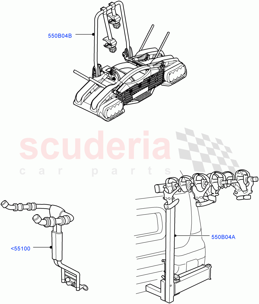 Accessories - Sports And Leisure(Accessory)((V)FROMAA000001) of Land Rover Land Rover Discovery 4 (2010-2016) [3.0 Diesel 24V DOHC TC]