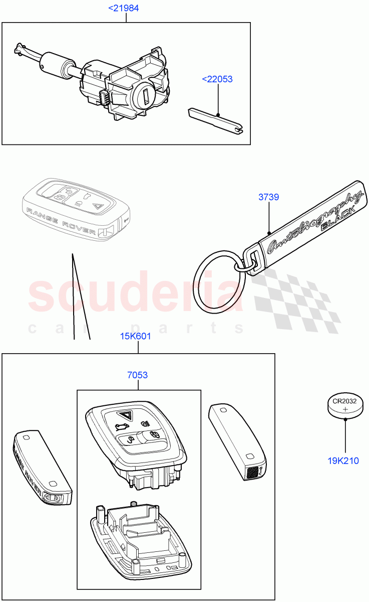 Vehicle Lock Sets And Repair Kits((V)FROMAA000001) of Land Rover Land Rover Range Rover (2010-2012) [5.0 OHC SGDI SC V8 Petrol]