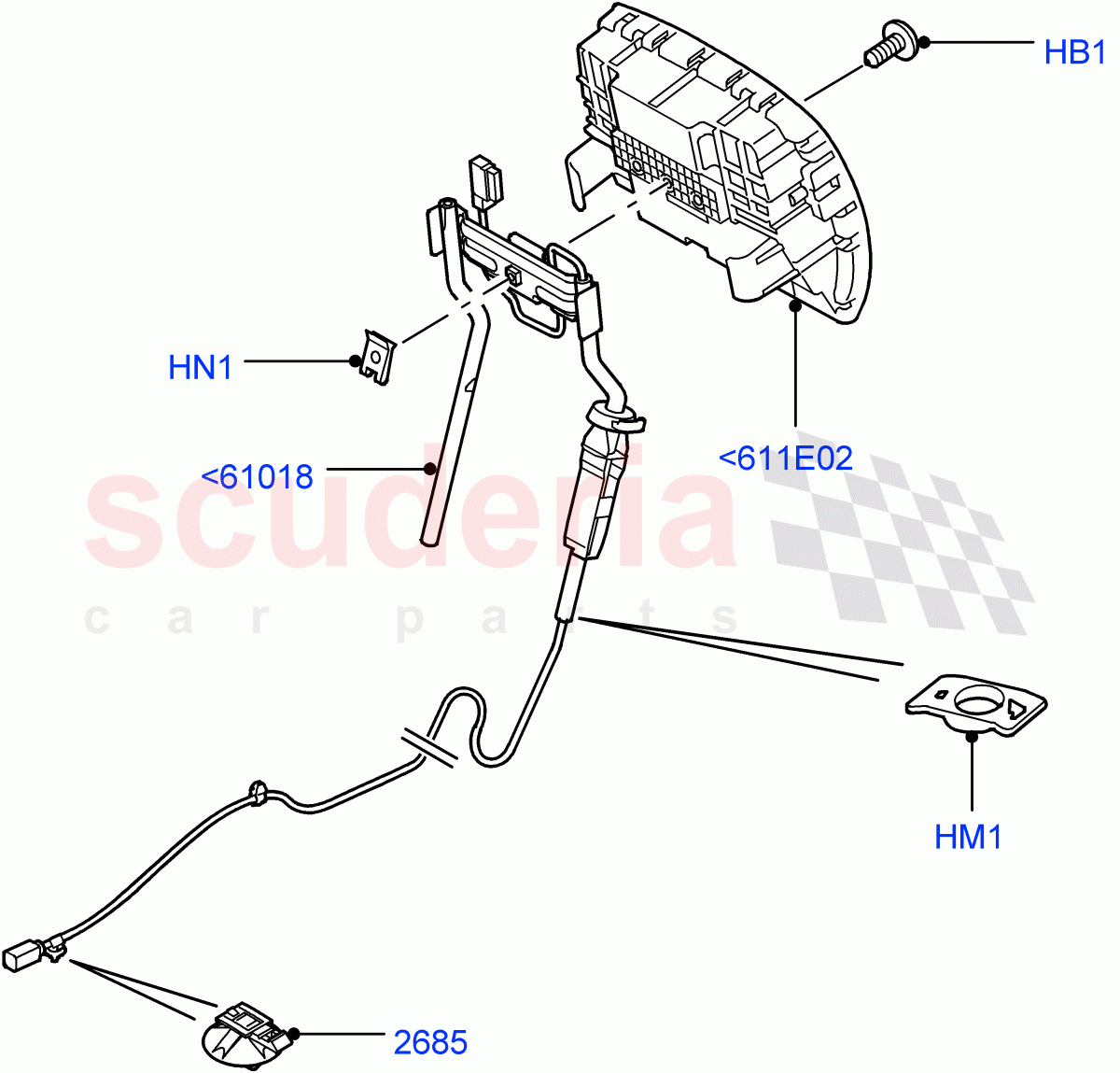 Front Seat Back (With Provision For DVD Screen) ((V) FROMAA000001) of Land Rover Land Rover Range Rover Sport (2010-2013) [3.0 Diesel 24V DOHC TC]