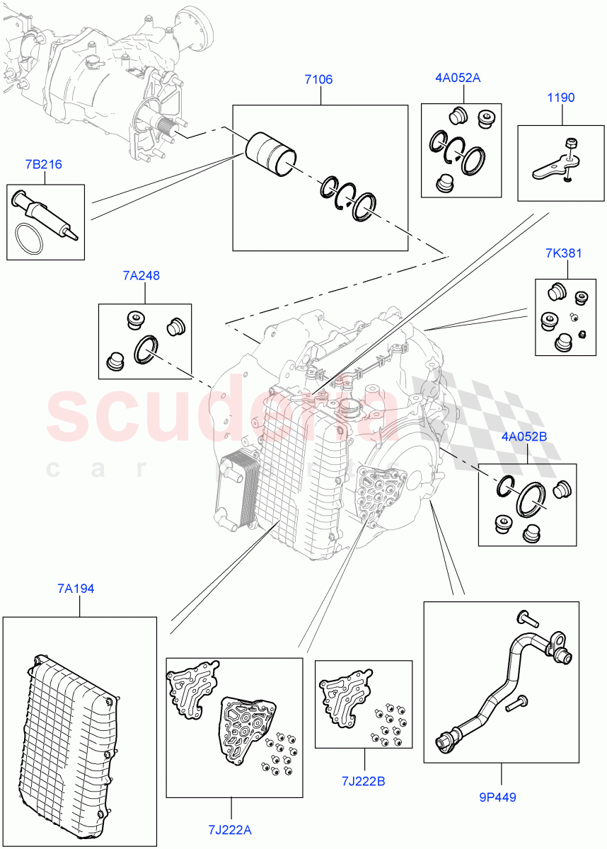 Transmission External Components(9 Speed Auto AWD,Changsu (China))((V)FROMEG000001) of Land Rover Land Rover Discovery Sport (2015+) [2.0 Turbo Petrol AJ200P]