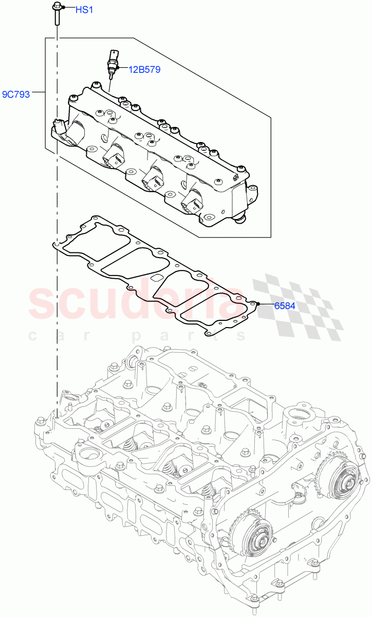 Variable Valve Lift Unit (2.0L I4 Mid DOHC AJ200 Petrol, Itatiaia (Brazil), 2.0L I4 Mid AJ200 Petrol E100) ((V) FROMJT000001) of Land Rover Land Rover Discovery Sport (2015+) [2.0 Turbo Petrol AJ200P]