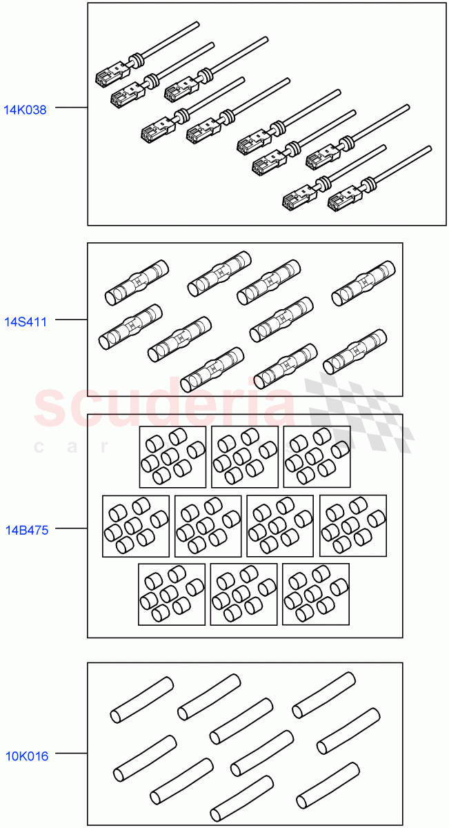 Pigtail Wiring Kits of Land Rover Land Rover Range Rover Velar (2017+) [3.0 Diesel 24V DOHC TC]