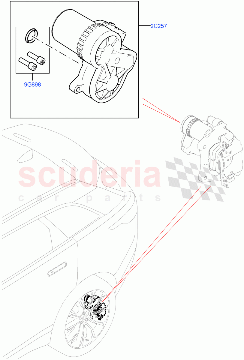 Parking Brake of Land Rover Land Rover Range Rover Velar (2017+) [2.0 Turbo Diesel]