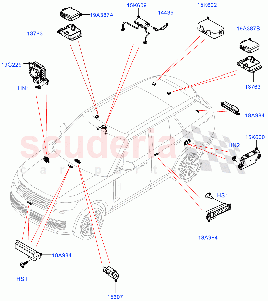 Anti-Theft Alarm Systems of Land Rover Land Rover Range Rover (2022+) [3.0 I6 Turbo Diesel AJ20D6]