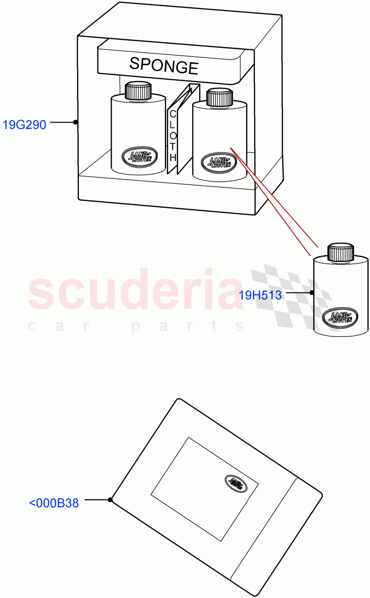 Cleaning Accessories(Accessory, Interior)(Halewood (UK),Itatiaia (Brazil)) of Land Rover Land Rover Range Rover Evoque (2012-2018) [2.2 Single Turbo Diesel]