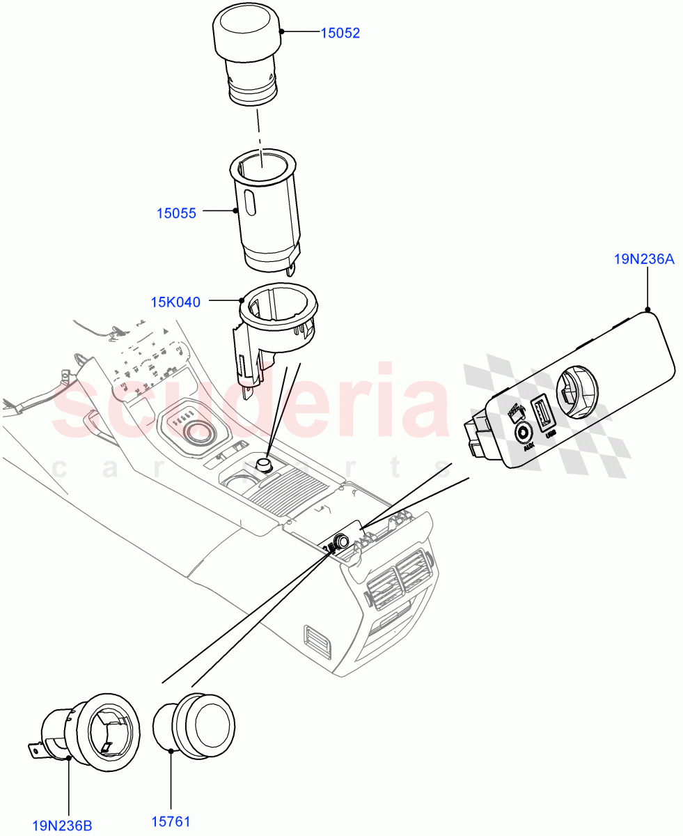 Instrument Panel Related Parts(Changsu (China))((V)FROMEG000001) of Land Rover Land Rover Range Rover Evoque (2012-2018) [2.0 Turbo Petrol GTDI]