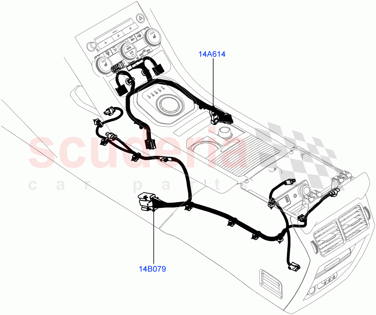 Electrical Wiring - Engine And Dash(Console)(Halewood (UK)) of Land Rover Land Rover Range Rover Evoque (2012-2018) [2.0 Turbo Petrol GTDI]