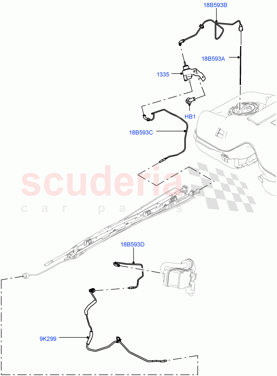 Auxiliary Fuel Fired Pre-Heater(Heater Fuel Supply)(Changsu (China),Fuel Heater W/Pk Heat Less Remote,Fuel Fired Heater With Park Heat,With Fuel Fired Heater)((V)FROMFG000001) of Land Rover Land Rover Discovery Sport (2015+) [2.2 Single Turbo Diesel]