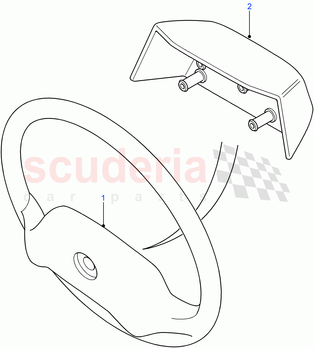 Steering Wheel of Land Rover Land Rover Defender (2007-2016)