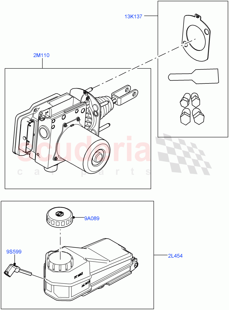 Brake And ABS Pump(Nitra Plant Build)((V)FROMM2000001) of Land Rover Land Rover Discovery 5 (2017+) [2.0 Turbo Diesel]