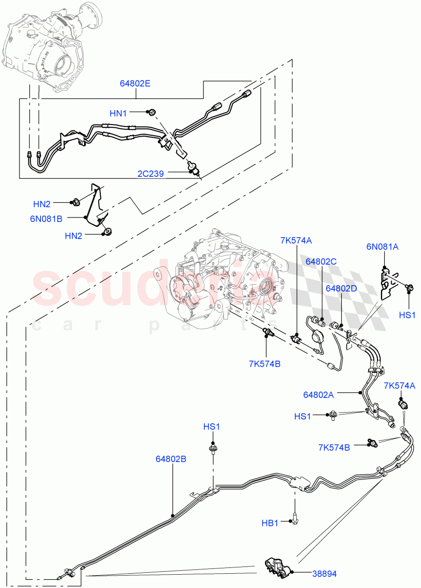 Active Driveline (Changsu (China), Dynamic Driveline) ((V) FROMFG000001) of Land Rover Land Rover Discovery Sport (2015+) [2.0 Turbo Diesel AJ21D4]