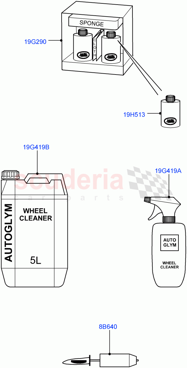 Appearance And Maintenance Aids (Accessory, Dealer Consumables) ((V) FROMAA000001) of Land Rover Land Rover Range Rover (2010-2012) [5.0 OHC SGDI SC V8 Petrol]