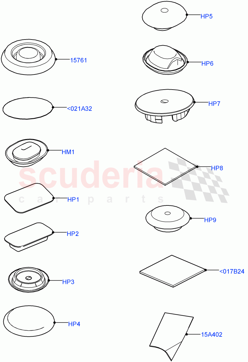 Plugs - Body of Land Rover Land Rover Defender (2020+) [2.0 Turbo Diesel]