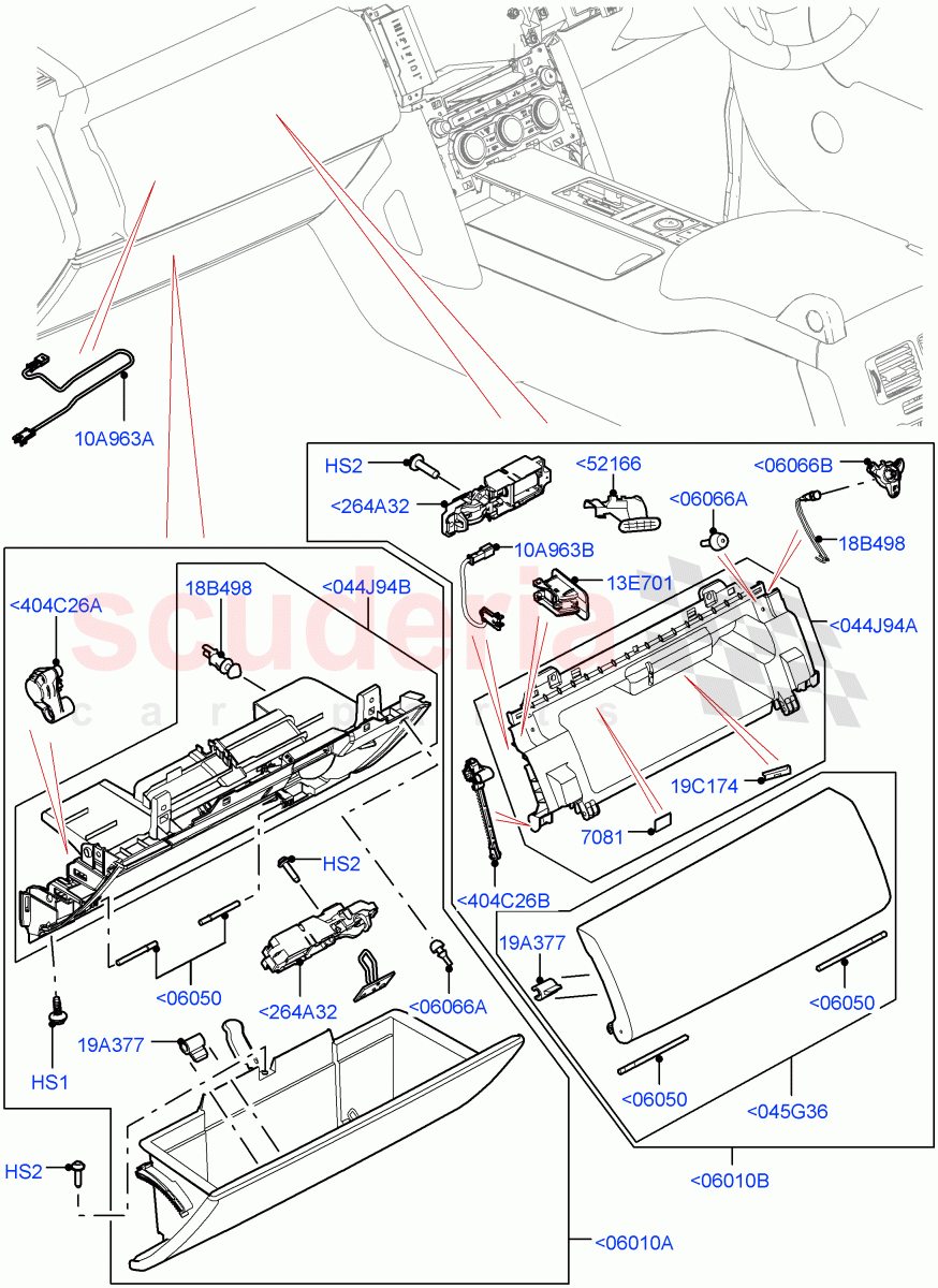 Glove Box of Land Rover Land Rover Range Rover (2012-2021) [5.0 OHC SGDI NA V8 Petrol]