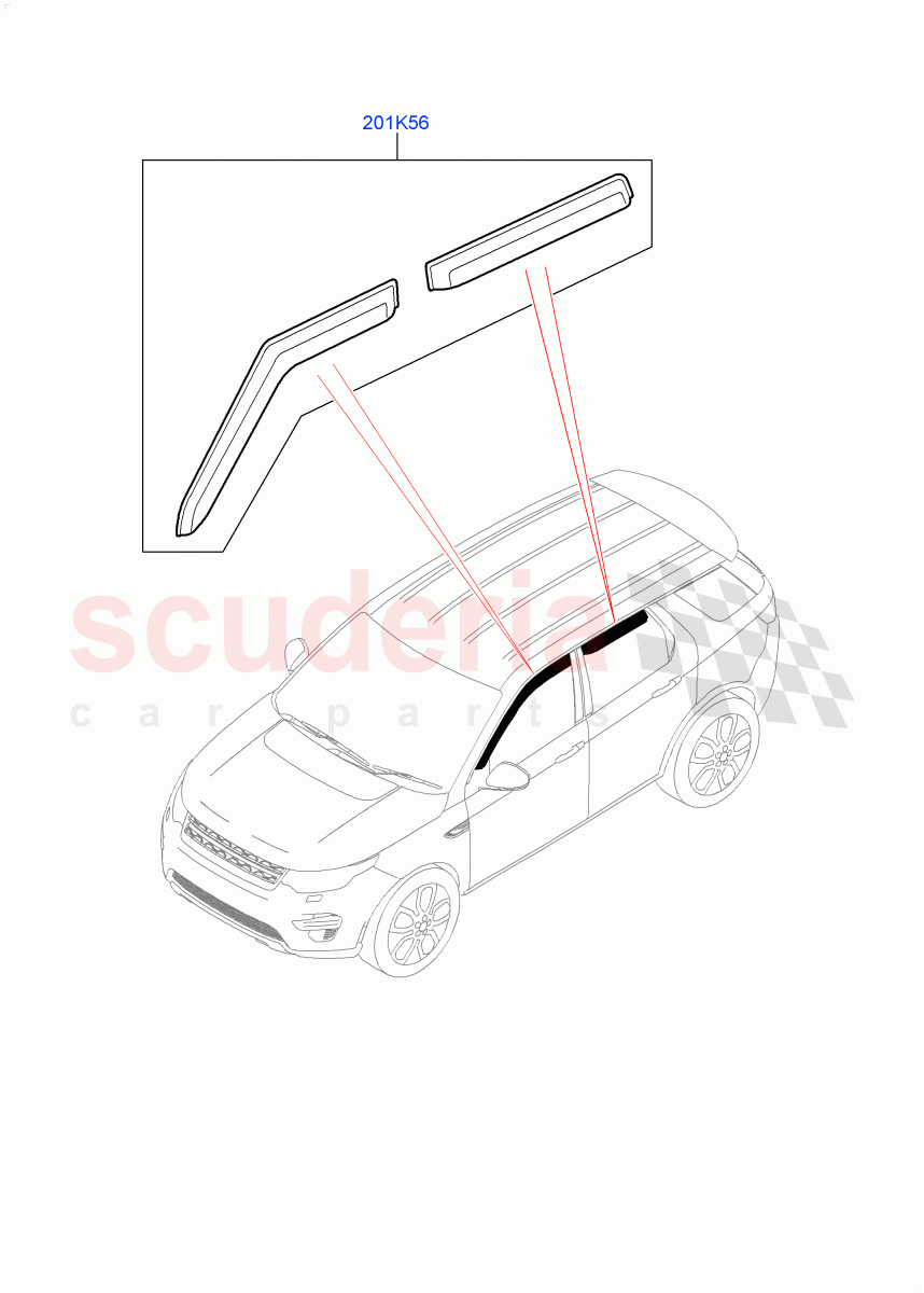 Exterior Body Styling Items(Side)(Itatiaia (Brazil),Halewood (UK)) of Land Rover Land Rover Discovery Sport (2015+) [2.0 Turbo Diesel AJ21D4]