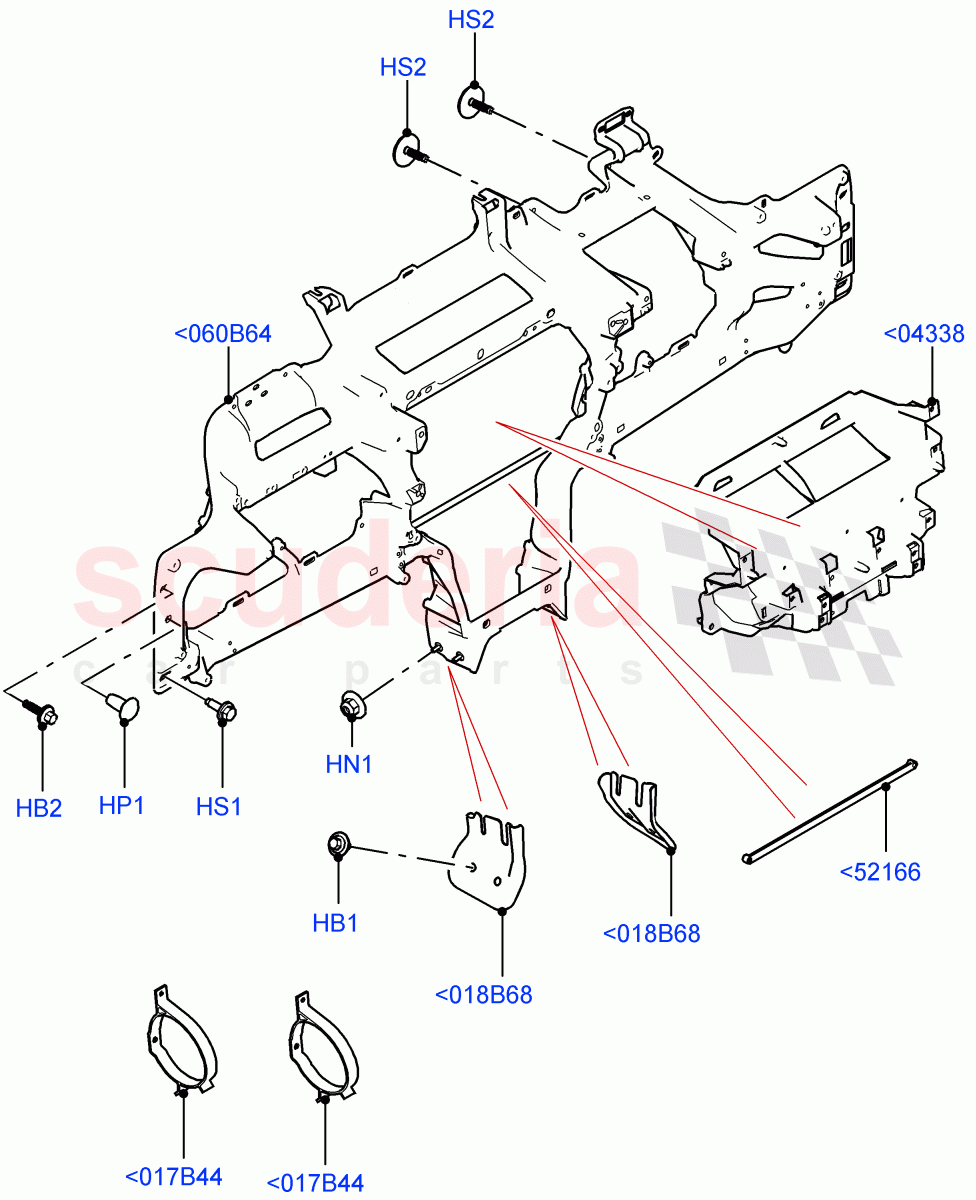 Instrument Panel(Upper, Internal Components)(Changsu (China))((V)FROMKG446857) of Land Rover Land Rover Discovery Sport (2015+) [2.0 Turbo Diesel]