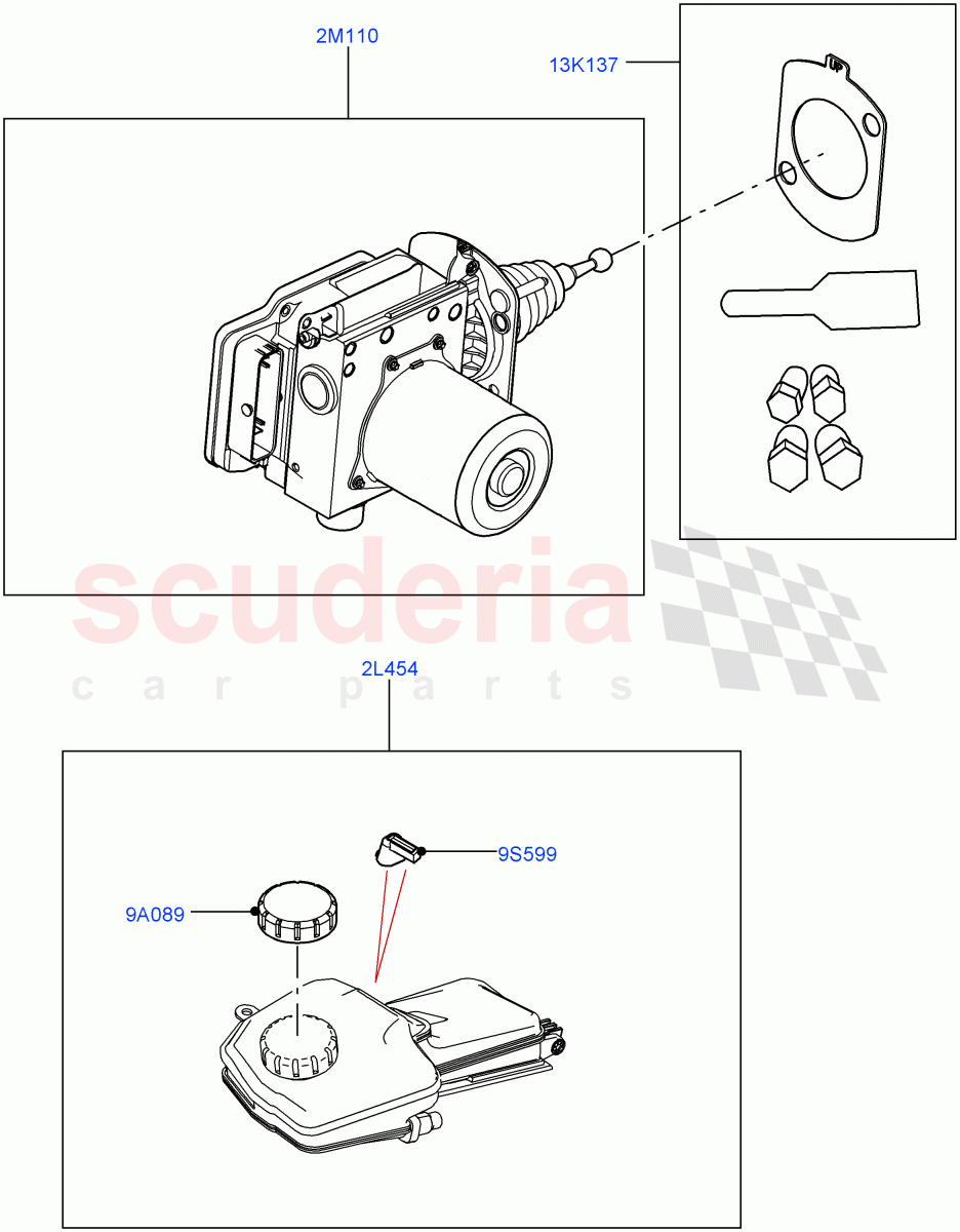 Brake And ABS Pump(Itatiaia (Brazil)) of Land Rover Land Rover Range Rover Evoque (2019+) [2.0 Turbo Diesel AJ21D4]