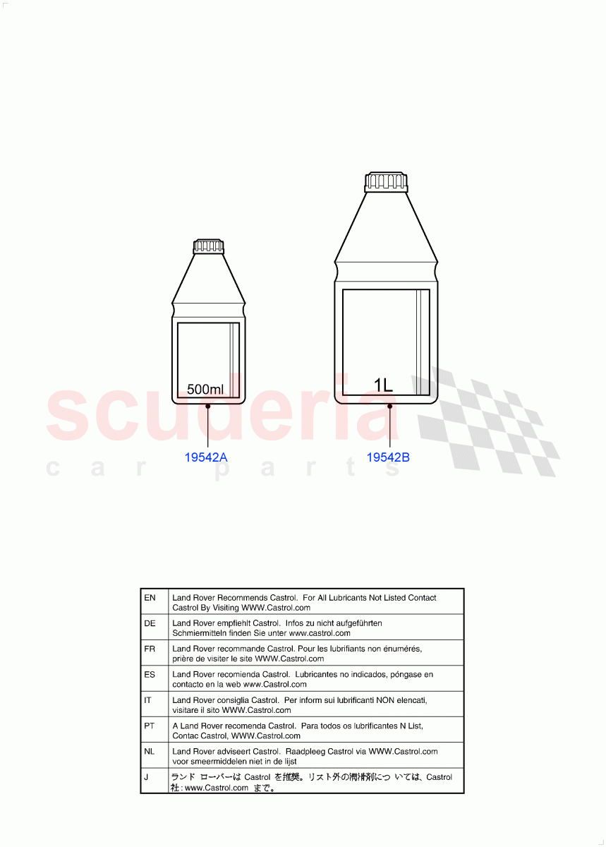 Hydraulic Oil & Brake Fluid(Changsu (China))((V)FROMEG000001) of Land Rover Land Rover Range Rover Evoque (2012-2018) [2.0 Turbo Petrol GTDI]