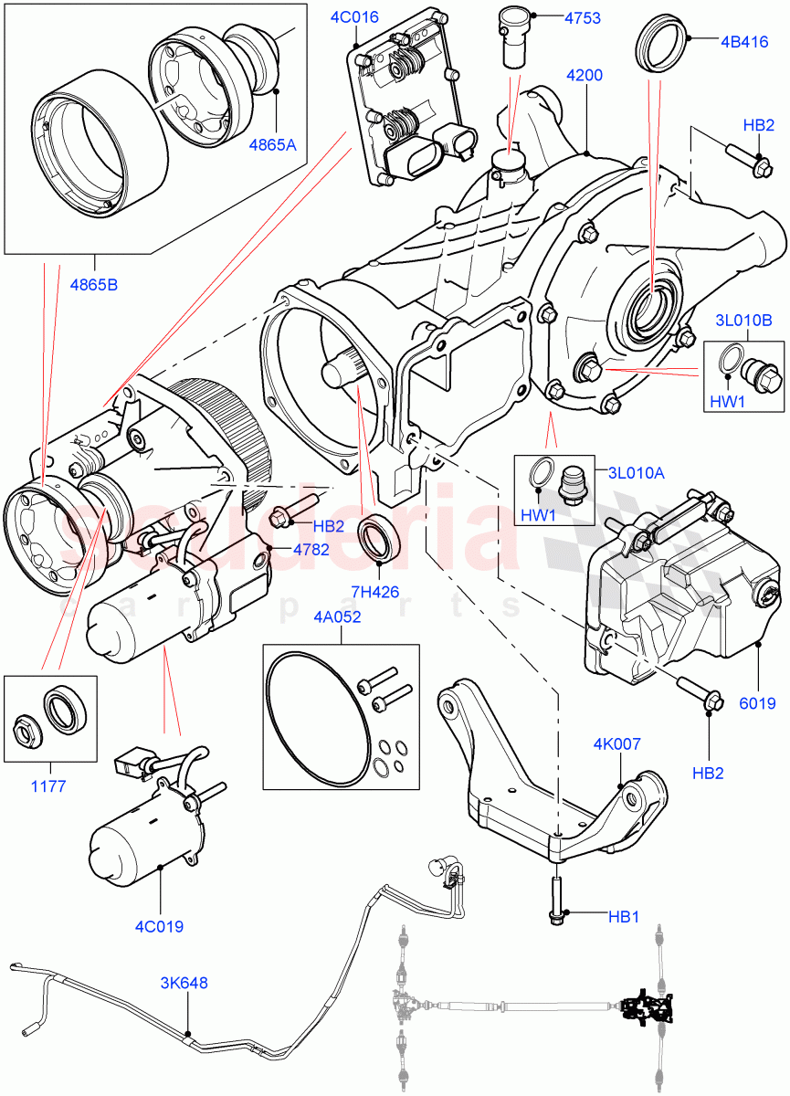 Rear Axle(Changsu (China),Efficient Driveline)((V)FROMGG134738) of Land Rover Land Rover Range Rover Evoque (2012-2018) [2.2 Single Turbo Diesel]