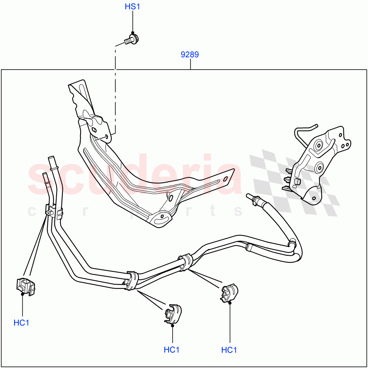 Fuel Lines(AJ Petrol 4.2 V8 Supercharged) of Land Rover Land Rover Range Rover Sport (2005-2009) [4.2 Petrol V8 Supercharged]