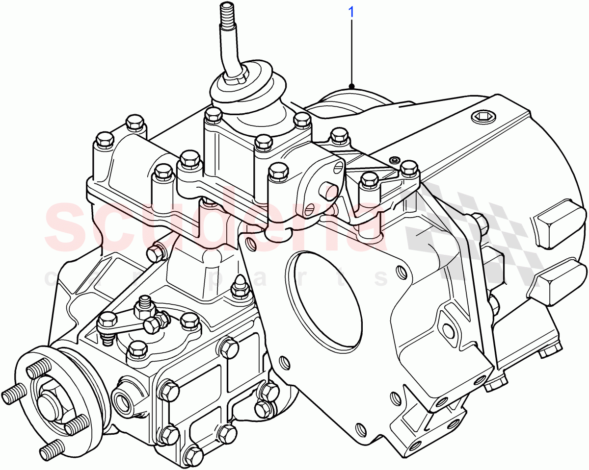 Transfer Drive((V)FROM7A000001) of Land Rover Land Rover Defender (2007-2016)