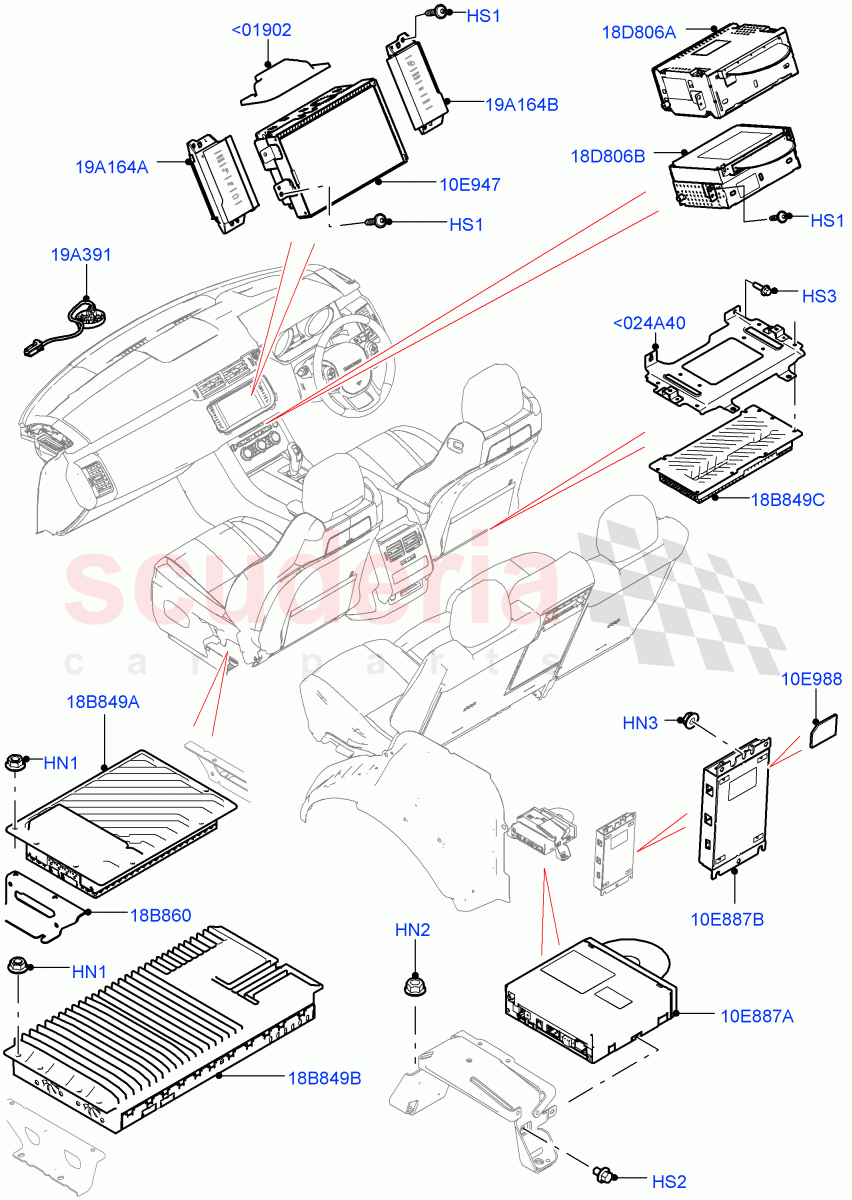 Audio Equipment - Original Fit((V)TOHA999999) of Land Rover Land Rover Range Rover Sport (2014+) [5.0 OHC SGDI SC V8 Petrol]