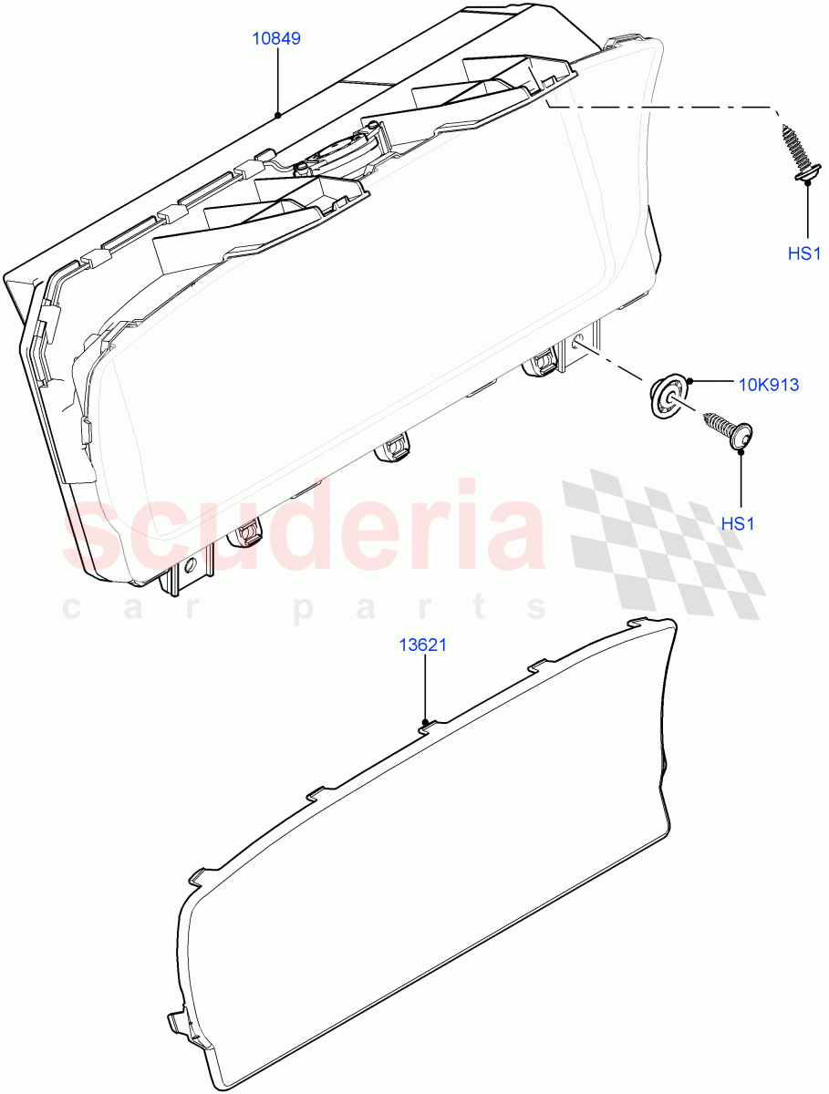 Instrument Cluster of Land Rover Land Rover Range Rover (2012-2021) [3.0 DOHC GDI SC V6 Petrol]