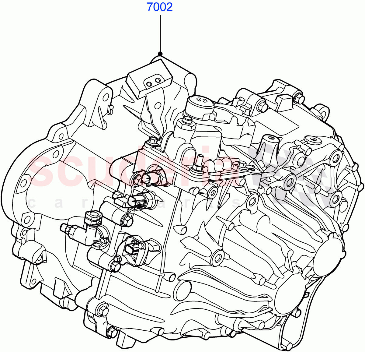 Manual Transaxle And Case(2.2L CR DI 16V Diesel,6 Speed Manual Trans M66 - AWD,Halewood (UK))((V)TOFH999999) of Land Rover Land Rover Discovery Sport (2015+) [2.2 Single Turbo Diesel]