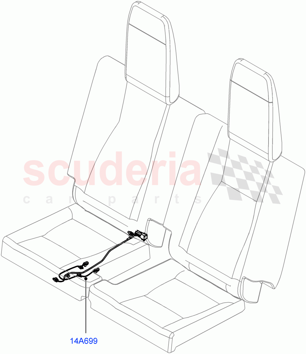 Wiring - Seats(Halewood (UK),With 7 Seat Configuration) of Land Rover Land Rover Discovery Sport (2015+) [2.2 Single Turbo Diesel]