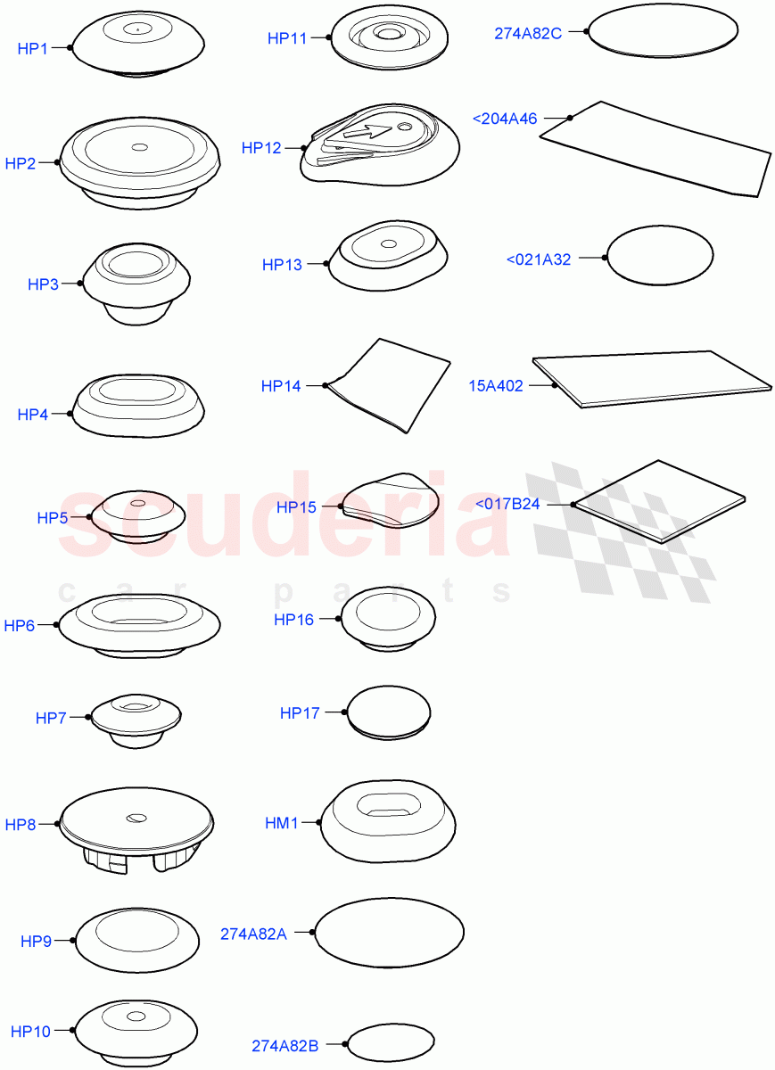 Plugs - Body of Land Rover Land Rover Range Rover (2022+) [3.0 I6 Turbo Diesel AJ20D6]