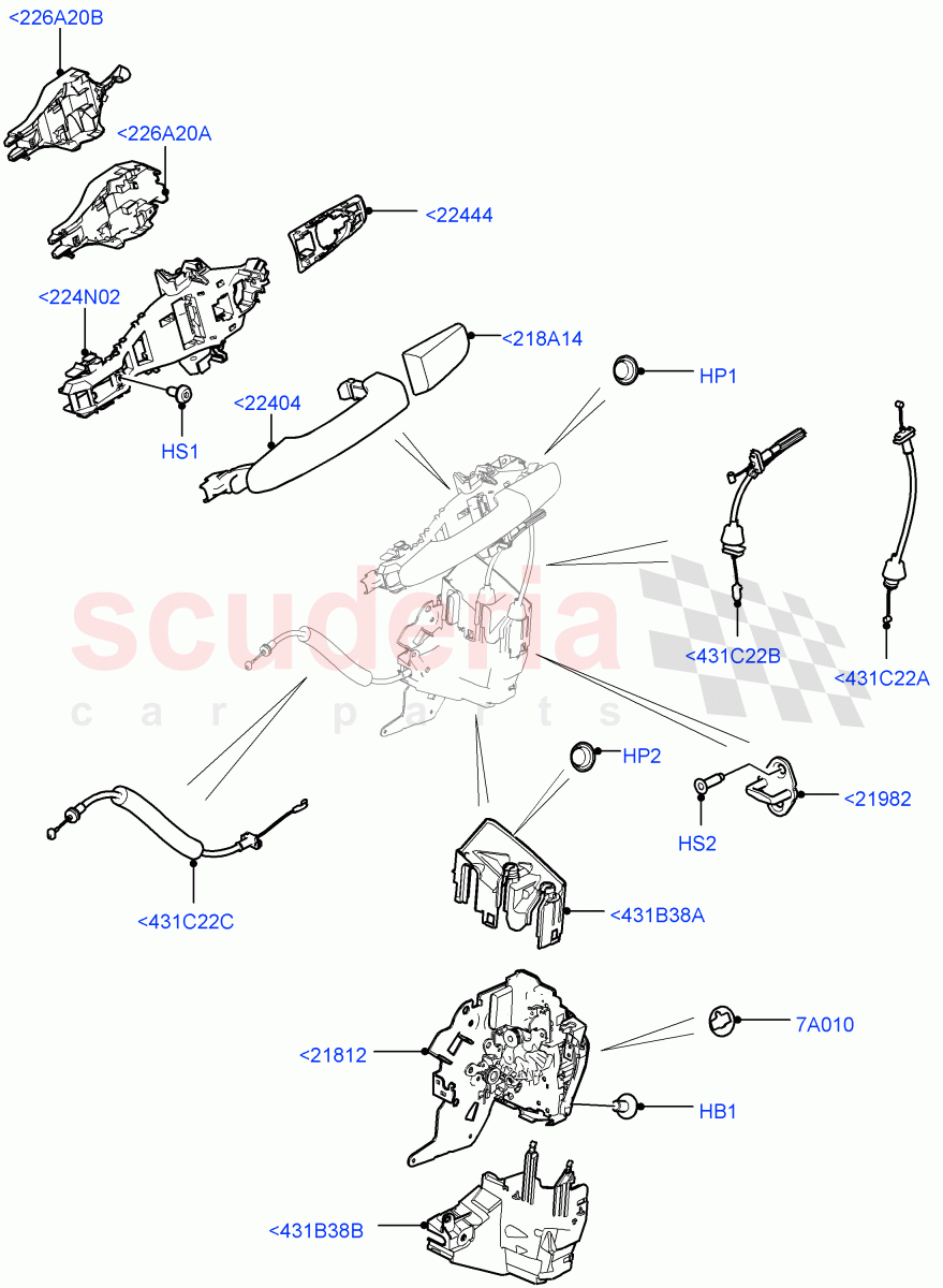 Front Door Lock Controls(Itatiaia (Brazil))((V)FROMGT000001) of Land Rover Land Rover Discovery Sport (2015+) [2.0 Turbo Diesel AJ21D4]