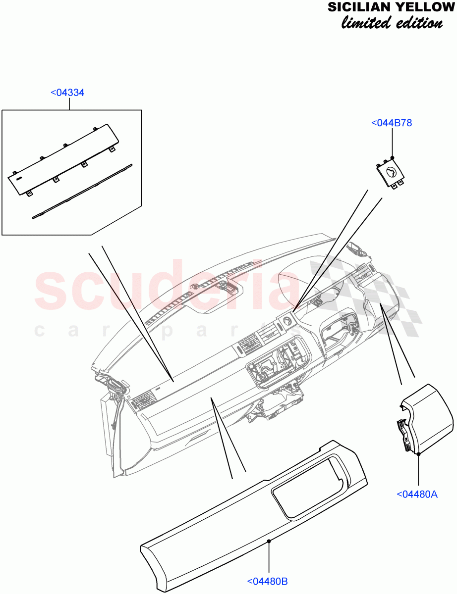 Instrument Panel(Sicilian Yellow Limited Edition,Halewood (UK))((V)FROMDH000001) of Land Rover Land Rover Range Rover Evoque (2012-2018) [2.0 Turbo Petrol AJ200P]