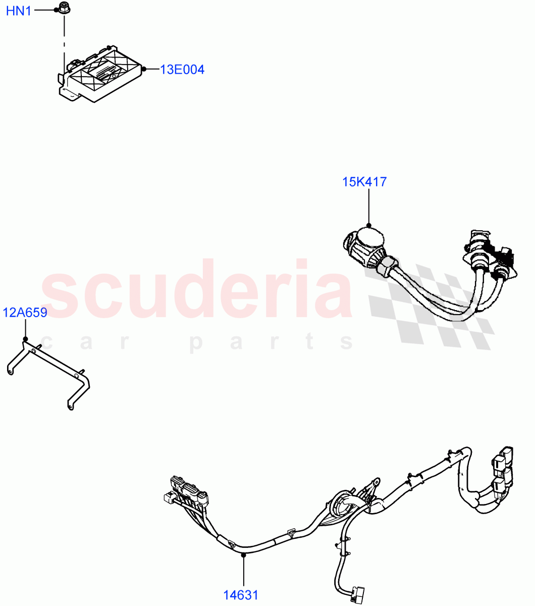 Towing Electrics (Accessory) of Land Rover Land Rover Range Rover (2022+) [4.4 V8 Turbo Petrol NC10]