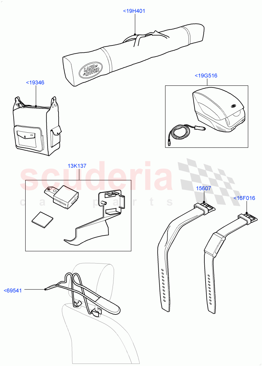 Touring Accessories(Accessory) of Land Rover Land Rover Range Rover (2012-2021) [4.4 DOHC Diesel V8 DITC]