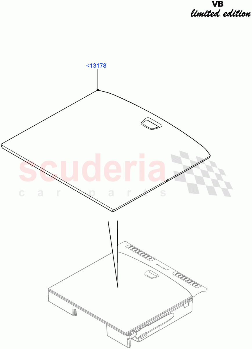 Load Compartment Trim(Floor)(Victoria Beckham Limited Edition,Halewood (UK)) of Land Rover Land Rover Range Rover Evoque (2012-2018) [2.0 Turbo Petrol AJ200P]