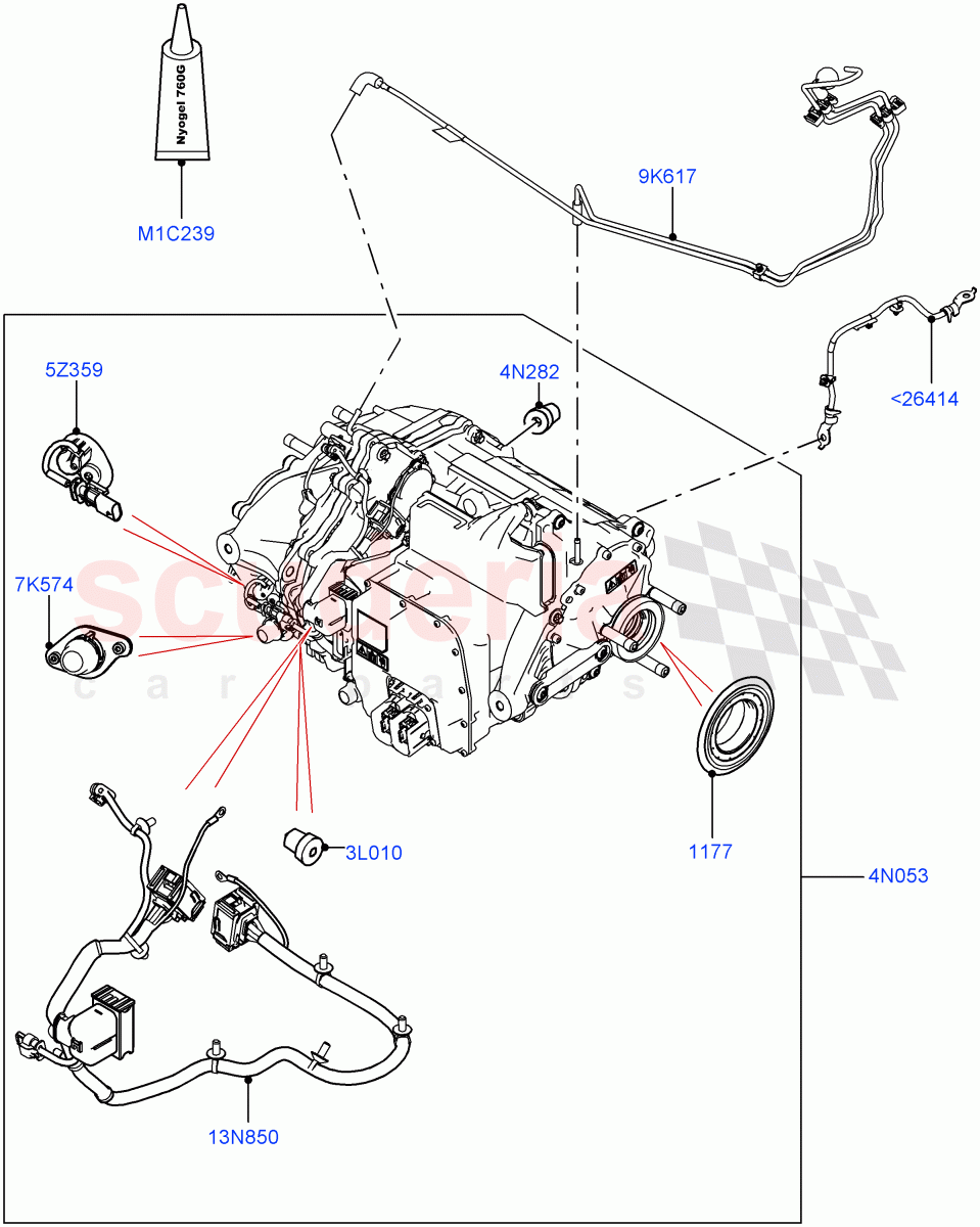 Rear Electric Drive Unit (Main Unit) (1.5L AJ20P3 Petrol High PHEV, Changsu (China), All Wheel Drive) ((V) FROMKG446857) of Land Rover Land Rover Discovery Sport (2015+) [2.0 Turbo Diesel]